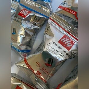 16 illy iperEspresso Capsules IPER SINGLES CLASSICO Classic ROAST + DECAFFEINATO